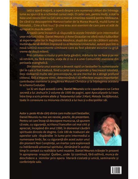 Din memoria unui Esenian. Cealaltă față a lui Isus - Daniel Meurois si Anne Givaudan | Solisis