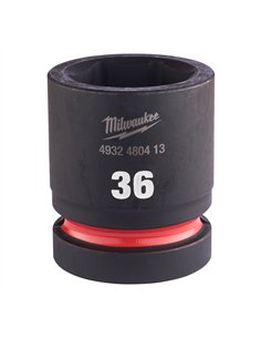 Chei tubulare de impact SHOCKWAVE IMPACT DUTY - Milwaukee - 36 mm 1 inch impact socket STD - 1 buc - cod 4932480413