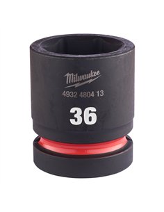 Chei tubulare de impact SHOCKWAVE IMPACT DUTY - Milwaukee - 36 mm 1 inch impact socket STD - 1 buc - cod 4932480413 2