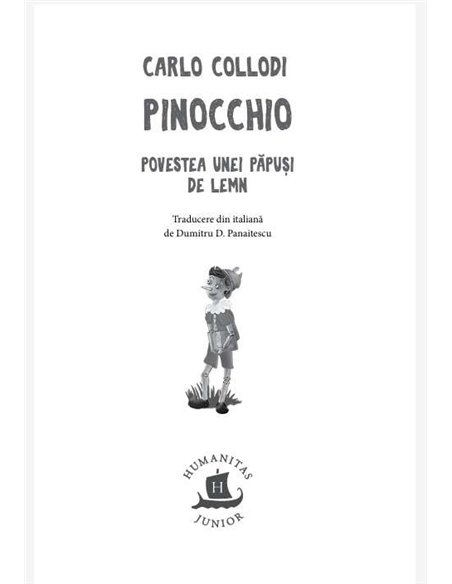 Pinocchio.Povestea unei papusi de lemn - Carlo Collodi | Humanitas