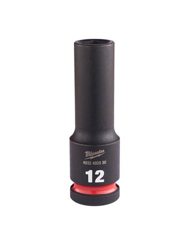 Chei tubulare de impact SHOCKWAVE IMPACT DUTY - Milwaukee - 12 mm 1/2 inch impact socket deep - 1 buc - cod 4932480330