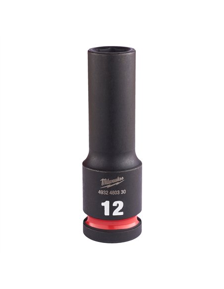 Chei tubulare de impact SHOCKWAVE IMPACT DUTY - Milwaukee - 12 mm 1/2 inch impact socket deep - 1 buc - cod 4932480330