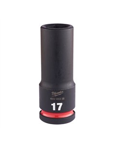 Chei tubulare de impact SHOCKWAVE IMPACT DUTY - Milwaukee - 17 mm 1/2 inch impact socket deep - 1 buc - cod 4932480335