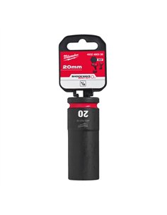 Chei tubulare de impact SHOCKWAVE IMPACT DUTY - Milwaukee - 20 mm 1/2 inch impact socket deep - 1 buc - cod 4932480338 2