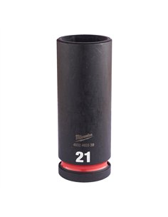 Chei tubulare de impact SHOCKWAVE IMPACT DUTY - Milwaukee - 21 mm 1/2 inch impact socket deep - 1 buc - cod 4932480339