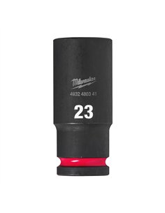 Chei tubulare de impact SHOCKWAVE IMPACT DUTY - Milwaukee - 23 mm 1/2 inch impact socket deep - 1 buc - cod 4932480341