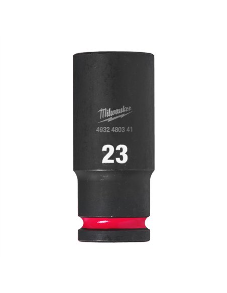 Chei tubulare de impact SHOCKWAVE IMPACT DUTY - Milwaukee - 23 mm 1/2 inch impact socket deep - 1 buc - cod 4932480341