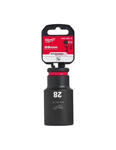 Chei tubulare de impact SHOCKWAVE IMPACT DUTY - Milwaukee - 28 mm 1/2 inch impact socket deep - 1 buc - cod 4932480346 2