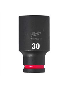 Chei tubulare de impact SHOCKWAVE IMPACT DUTY - Milwaukee - 30 mm 1/2 inch impact socket deep - 1 buc - cod 4932480348