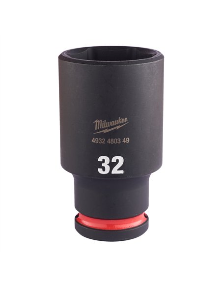 Chei tubulare de impact SHOCKWAVE IMPACT DUTY - Milwaukee - 32 mm 1/2 inch impact socket deep - 1 buc - cod 4932480349