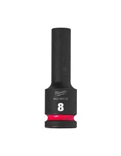 Chei tubulare de impact SHOCKWAVE IMPACT DUTY - Milwaukee - 8 mm 1/2 inch impact socket deep - 1 buc - cod 4932480326