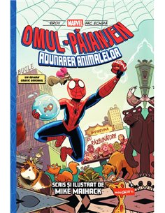 Omul-Paianjen Vol 1. Adunarea animalelor - Mike Maihack  | Editura Grafic