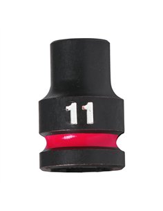 Chei tubulare de impact SHOCKWAVE IMPACT DUTY - Milwaukee - 11 mm 1/2 inch impact socket STD - 1 buc - cod 4932480305