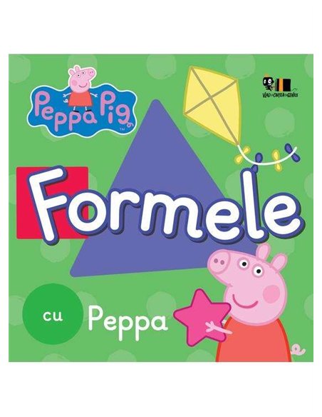 Peppa Pig: Formele cu Peppa [cartonat]  - Neville Astley | Vlad Si Cartea Cu Genius