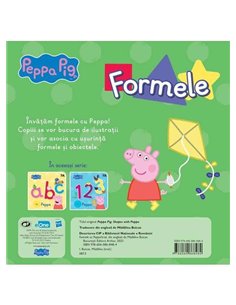 Peppa Pig: Formele cu Peppa [cartonat]  - Neville Astley | Vlad Si Cartea Cu Genius 2