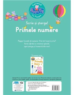 Peppa Pig: Exerseaza cu peppa. Scrie si sterge! Primele numere [necartonat]  - Neville Astley | Vlad Si Cartea Cu Genius - Nevil 2