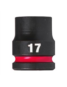 Chei tubulare de impact SHOCKWAVE IMPACT DUTY - Milwaukee - 17 mm 1/2 inch impact socket STD - 1 buc - cod 4932480311