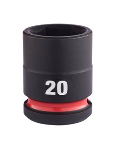 Chei tubulare de impact SHOCKWAVE IMPACT DUTY - Milwaukee - 20 mm 1/2 inch impact socket STD - 1 buc - cod 4932480314