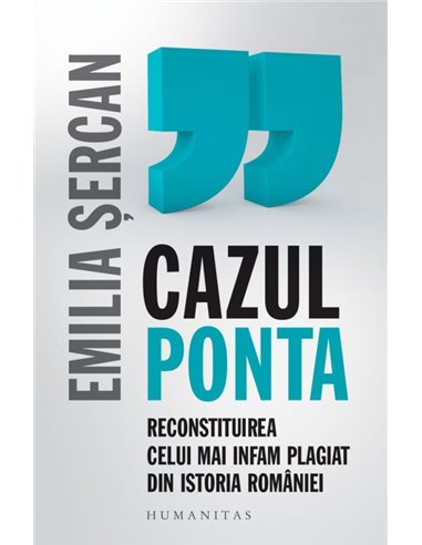 Cazul Ponta - Emilia Șercan | Editura Humanitas