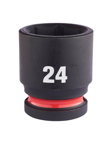 Chei tubulare de impact SHOCKWAVE IMPACT DUTY - Milwaukee - 24 mm 1/2 inch impact socket STD - 1 buc - cod 4932480318