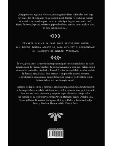 Legendele Olimpului: Eroii - Alexandru Mitru | Arthur [cartonata] editie ilustrata