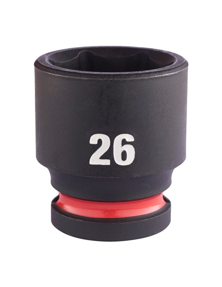 Chei tubulare de impact SHOCKWAVE IMPACT DUTY - Milwaukee - 26 mm 1/2 inch impact socket STD - 1 buc - cod 4932480320