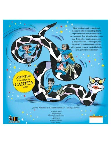 E un sarpe in scoala mea! - David Walliams | Vlad si cartea cu Genius [cartonata]