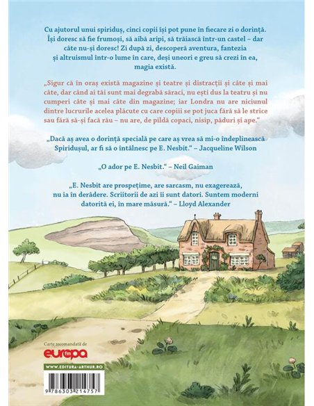 Cinci copii si un spiridus - Edith Nesbit | Arthur [cartonata]