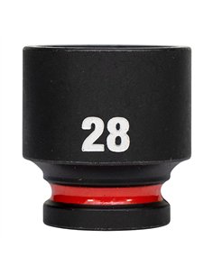 Chei tubulare de impact SHOCKWAVE IMPACT DUTY - Milwaukee - 28 mm 1/2 inch impact socket STD - 1 buc - cod 4932480322