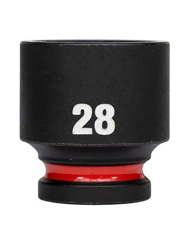 Chei tubulare de impact SHOCKWAVE IMPACT DUTY - Milwaukee - 28 mm 1/2 inch impact socket STD - 1 buc - cod 4932480322