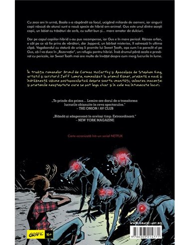 Sweet Tooth Vol 1 Iesirea din adancul padurii - Jeff Lemire | Editura Art [cartonata]