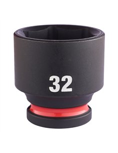 Chei tubulare de impact SHOCKWAVE IMPACT DUTY - Milwaukee - 32 mm 1/2 inch impact socket STD - 1 buc - cod 4932480325