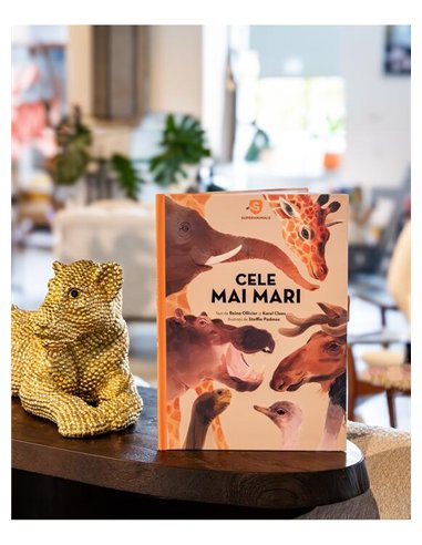 Superanimale 1. Cele mai mari - Reina Ollivier si Karel Claes | Vlad si Cartea cu Genius [cartonata]