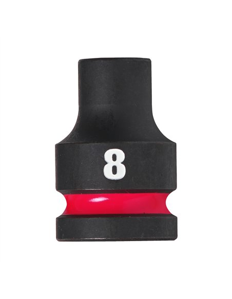 Chei tubulare de impact SHOCKWAVE IMPACT DUTY - Milwaukee - 8 mm 1/2 inch impact socket STD - 1 buc - cod 4932480302