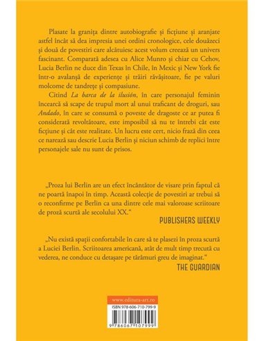 O seara in Paradis - Lucia Berlin | Editura Art [necartonata]