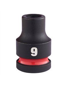 Chei tubulare de impact SHOCKWAVE IMPACT DUTY - Milwaukee - 9 mm 1/2 inch impact socket STD - 1 buc - cod 4932480303