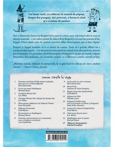 Talharul Hotzenplotz - Otfried Preussler | Arthur [cartonata]