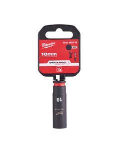 Chei tubulare de impact SHOCKWAVE IMPACT DUTY - Milwaukee - 10 mm 1/4 inch impact socket deep - 1 buc - cod 4932480259 2