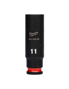 Chei tubulare de impact SHOCKWAVE IMPACT DUTY - Milwaukee - 11 mm 1/4 inch impact socket deep - 1 buc - cod 4932480260