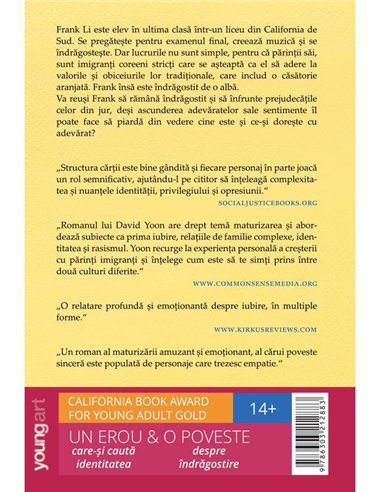 Sincer indragostit - David Yoon | Young Art [cartonata]