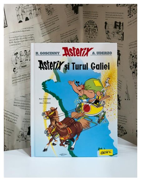 Asterix si Turul Galiei (vol. 5) - Rene Goscinny, Albert Uderzo | Grafic [cartonata]