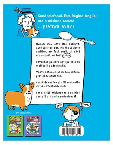 Mac B.: Micul spion (1): Mac sub acoperire - Mac Barnett | Arthur [cartonata]