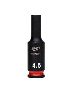 Chei tubulare de impact SHOCKWAVE IMPACT DUTY - Milwaukee - 4.5 mm 1/4 inch impact socket deep - 1 buc - cod 4932480252