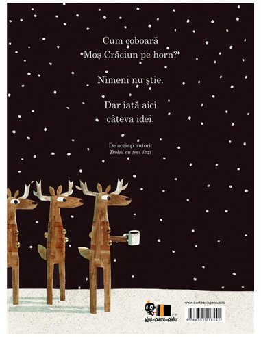 Cum coboara Mos Craciun pe horn? - Mac Barnett, Jon Klassen | Vlad si cartea cu Genius [cartonata]