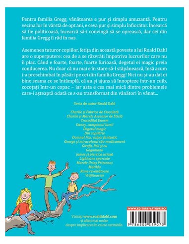 Degetul magic - Roald Dahl | Arthur [cartonata] format mic