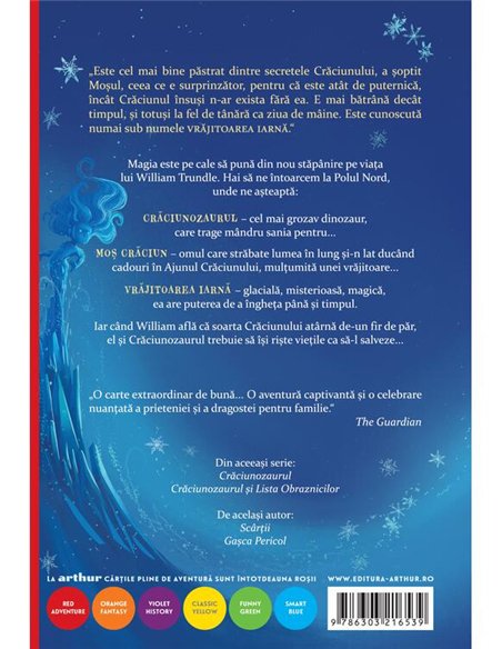 Craciunozaurul si Vrajitoarea Iarna - Tom Fletcher | Arthur [cartonata]