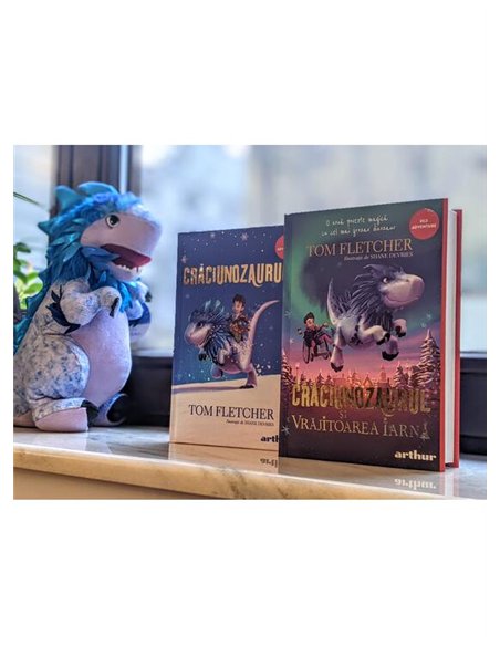 Craciunozaurul si Vrajitoarea Iarna - Tom Fletcher | Arthur [cartonata]