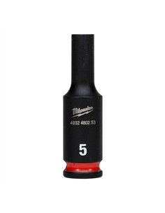 Chei tubulare de impact SHOCKWAVE IMPACT DUTY - Milwaukee - 5 mm 1/4 inch impact socket deep - 1 buc - cod 4932480253