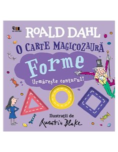 O carte magicozaura. Forme. Urmareste conturul! - Roald Dahl | Vlad si Cartea cu Genius [cartonata]