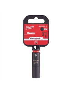 Chei tubulare de impact SHOCKWAVE IMPACT DUTY - Milwaukee - 9 mm 1/4 inch impact socket deep - 1 buc - cod 4932480258 2